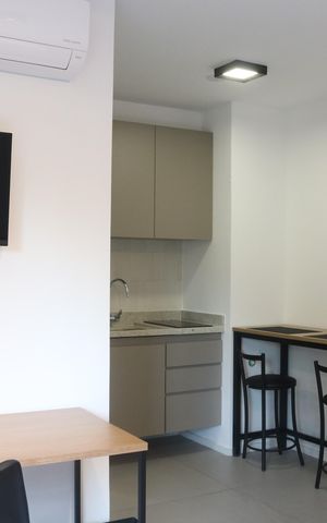Studio para alugar com 22m², 1 quarto e sem vagaQuarto