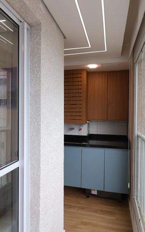 Apartamento à venda com 44m², 2 quartos e 1 vagaVaranda