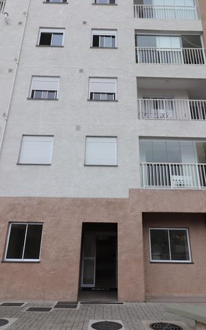 Apartamento à venda com 44m², 2 quartos e 1 vagaFachada do bloco