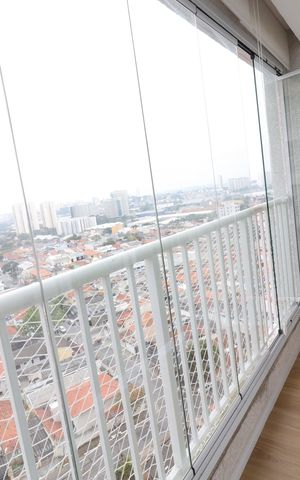 Apartamento à venda com 44m², 2 quartos e 1 vagaVaranda