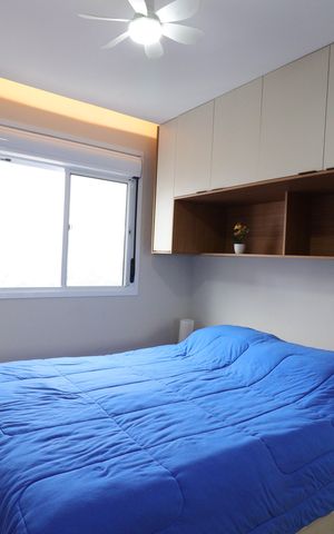 Apartamento à venda com 44m², 2 quartos e 1 vagaQuarto 1