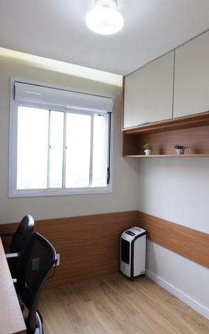 Apartamento à venda com 44m², 2 quartos e 1 vagaQuarto 2