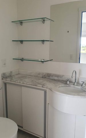 Apartamento para alugar com 76m², 3 quartos e 1 vaga Apartamento para alugar com 76m², 3 quartos e 1 vagaBanheiro