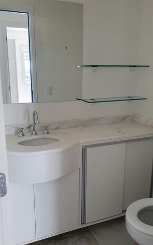 Apartamento para alugar com 76m², 3 quartos e 1 vaga Apartamento para alugar com 76m², 3 quartos e 1 vagaBanheiro