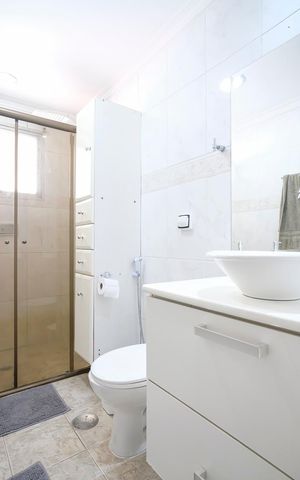 Apartamento para alugar com 120m², 3 quartos e 1 vagaBanheiro da suíte