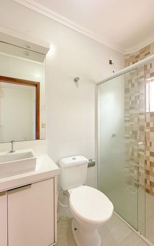 Casa para alugar com 68m², 2 quartos e 2 vagasBanheiro da Suíte 1