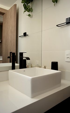 Studio à venda com 27m², 1 quarto e sem vagaBanheiro social 