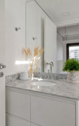 Studio para alugar com 45m², 1 quarto e 1 vaga Studio para alugar com 45m², 1 quarto e 1 vagaBanheiro
