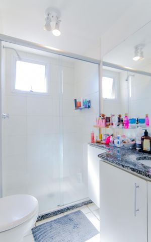 Apartamento à venda com 114m², 3 quartos e 2 vagasBanheiro da Suíte 