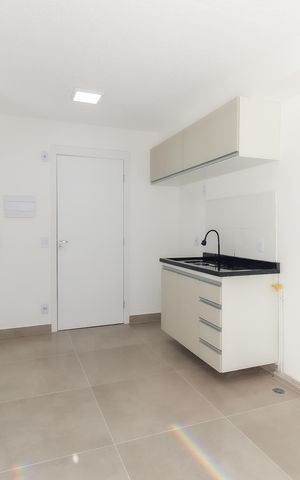 Apartamento para alugar com 33m², 2 quartos e 1 vaga Apartamento para alugar com 33m², 2 quartos e 1 vagaSala - Cozinha