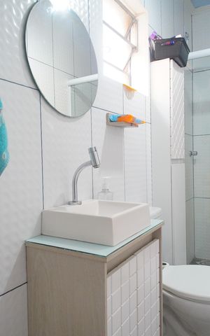 Apartamento à venda com 53m², 1 quarto e 1 vagaBanheiro