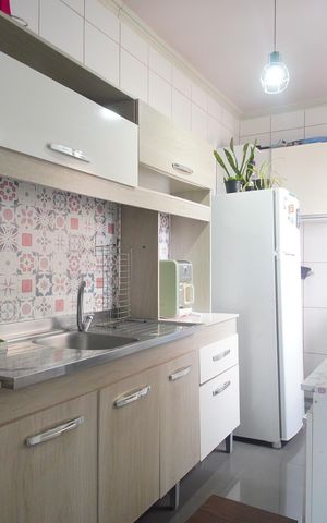 Apartamento à venda com 53m², 1 quarto e 1 vagaCozinha