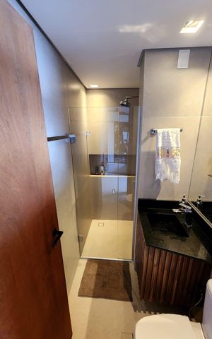Apartamento à venda com 73m², 1 quarto e 1 vaga Apartamento à venda com 73m², 1 quarto e 1 vagaBanheiro