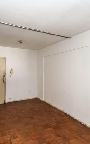 Studio à venda com 26m², 1 quarto e sem vagaSala/Quarto