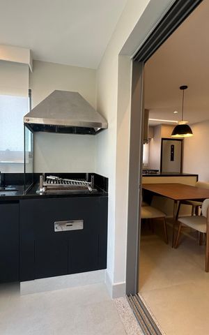 Apartamento para alugar com 84m², 2 quartos e 2 vagas Apartamento para alugar com 84m², 2 quartos e 2 vagasChurrasqueira