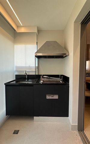 Apartamento para alugar com 84m², 2 quartos e 2 vagas Apartamento para alugar com 84m², 2 quartos e 2 vagasChurrasqueira