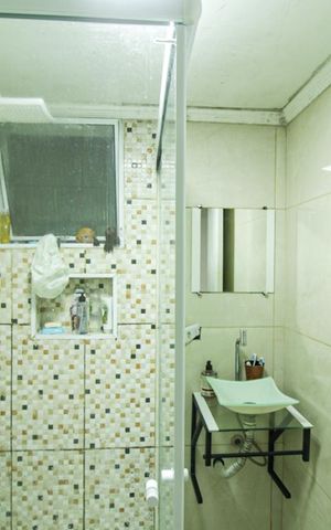 Apartamento à venda com 50m², 1 quarto e sem vaga Apartamento à venda com 50m², 1 quarto e sem vagaBanheiro