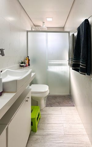Apartamento à venda com 62m², 2 quartos e 1 vaga Apartamento à venda com 62m², 2 quartos e 1 vagaBanheiro Social