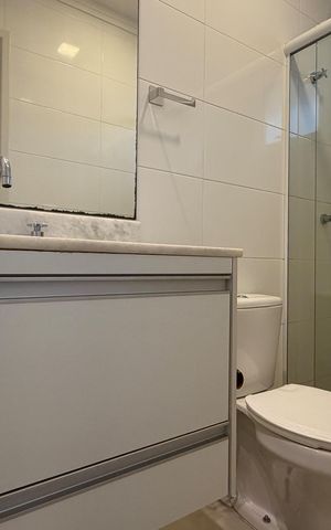 Apartamento para alugar com 62m², 2 quartos e 1 vagaBanheiro da Suíte