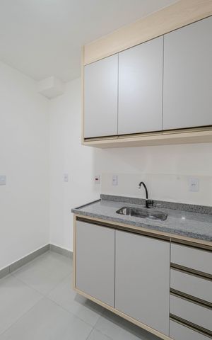 Studio para alugar com 24m², 1 quarto e sem vaga Studio para alugar com 24m², 1 quarto e sem vagaCozinha
