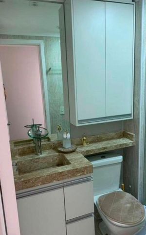Apartamento para alugar com 48m², 2 quartos e 1 vaga Apartamento para alugar com 48m², 2 quartos e 1 vagaBanheiro