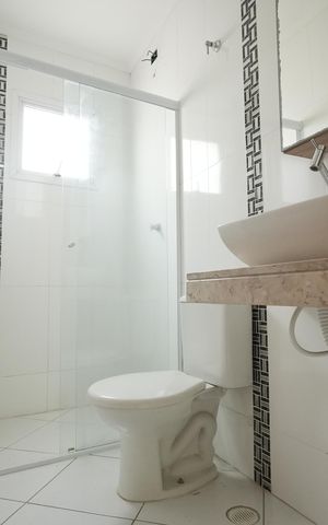 Apartamento para alugar com 130m², 2 quartos e 2 vagasBanheiro da Suite