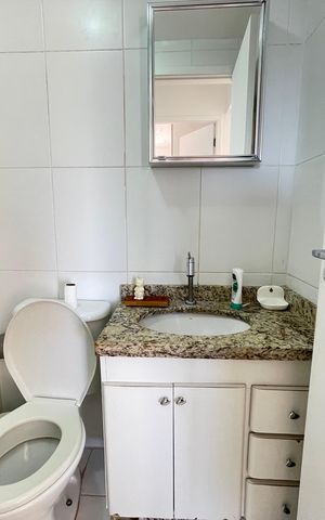 Apartamento para alugar com 47m², 2 quartos e sem vaga Apartamento para alugar com 47m², 2 quartos e sem vagaBanheiro