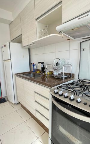 Apartamento para alugar com 47m², 2 quartos e sem vaga Apartamento para alugar com 47m², 2 quartos e sem vagaCozinha e Área de Serviço