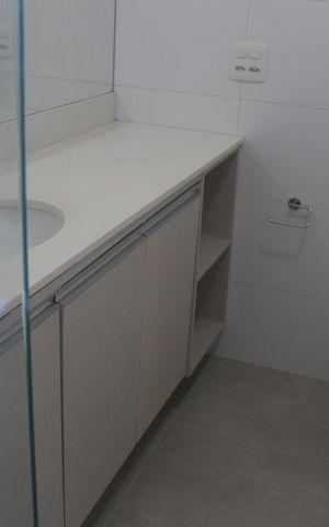 Apartamento para alugar com 162m², 3 quartos e 3 vagasBanheiro da Suíte 1