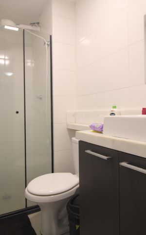 Apartamento para alugar com 35m², 2 quartos e sem vagaBanheiro comum