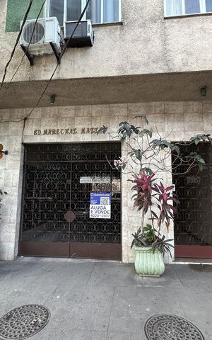Apartamento para alugar com 50m², 2 quartos e sem vagaFachada + placa