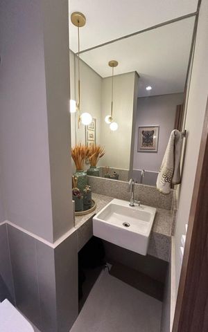 Apartamento à venda com 134m², 4 quartos e 4 vagas Apartamento à venda com 134m², 4 quartos e 4 vagasBanheiro