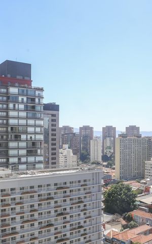 Apartamento para alugar com 45m², 1 quarto e 1 vagaVista da Sala e Cozinha