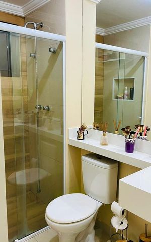 Apartamento para alugar com 72m², 2 quartos e 2 vagas Apartamento para alugar com 72m², 2 quartos e 2 vagasBanheiro