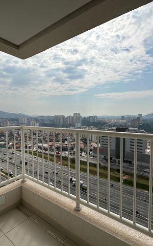 Apartamento à venda com 45m², 1 quarto e 1 vagaVaranda