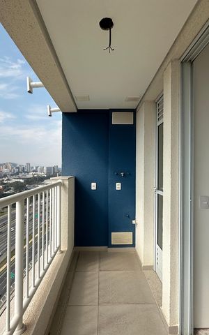 Apartamento à venda com 45m², 1 quarto e 1 vagaVaranda