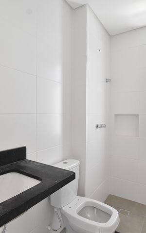 Apartamento para alugar com 64m², 2 quartos e 1 vagaBanheiro da Suíte