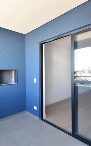 Apartamento para alugar com 64m², 2 quartos e 1 vagaSacada com churrasqueira