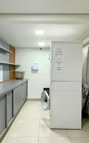 Studio para alugar com 44m², 1 quarto e sem vaga Studio para alugar com 44m², 1 quarto e sem vagaLavanderia