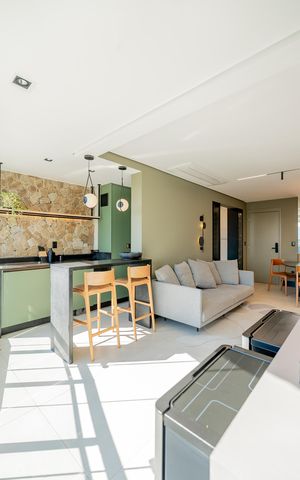 Apartamento à venda com 70m², 1 quarto e 2 vagasSala
