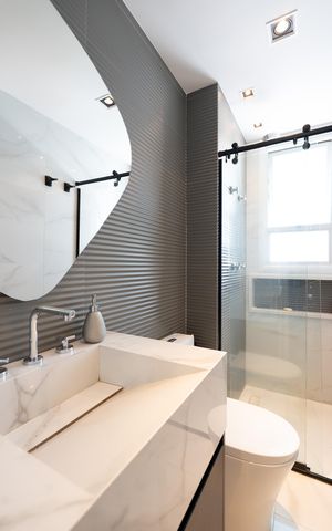 Apartamento à venda com 70m², 1 quarto e 2 vagasBanheiro