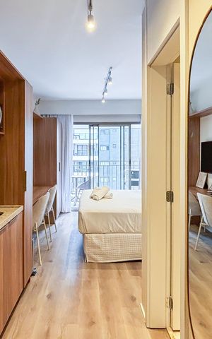 Apartamento à venda com 26m², 1 quarto e sem vaga