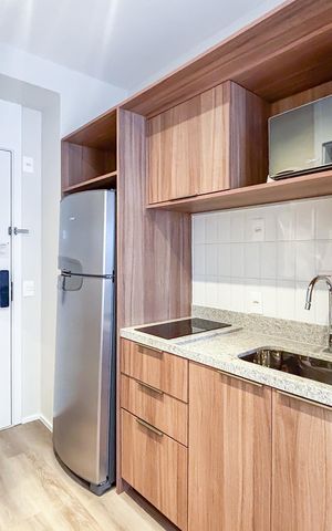 Apartamento à venda com 26m², 1 quarto e sem vaga