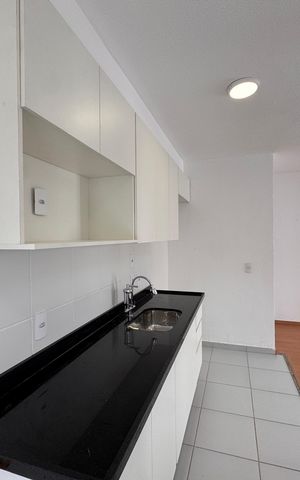 Apartamento à venda com 46m², 2 quartos e sem vaga Apartamento à venda com 46m², 2 quartos e sem vagaCozinha e Área de Serviço