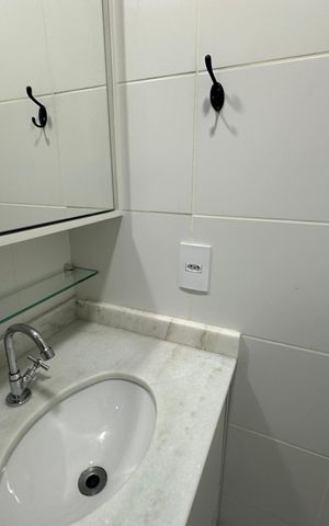 Apartamento para alugar com 48m², 2 quartos e 1 vaga Apartamento para alugar com 48m², 2 quartos e 1 vagaBanheiro