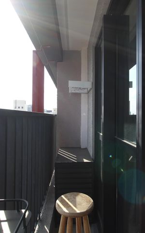 Studio para alugar com 24m², 1 quarto e sem vaga Studio para alugar com 24m², 1 quarto e sem vagaVaranda