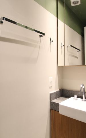 Studio para alugar com 24m², 1 quarto e sem vaga Studio para alugar com 24m², 1 quarto e sem vagaBanheiro