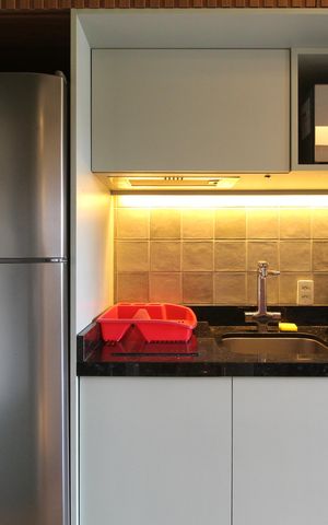 Studio para alugar com 24m², 1 quarto e sem vaga Studio para alugar com 24m², 1 quarto e sem vagaCozinha