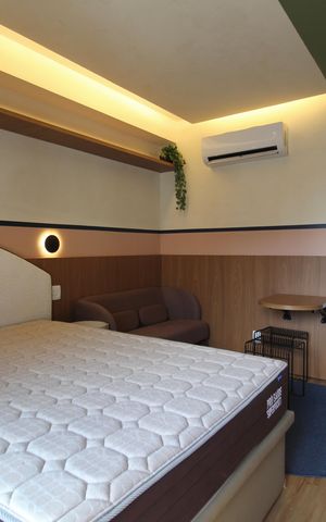 Studio para alugar com 24m², 1 quarto e sem vaga Studio para alugar com 24m², 1 quarto e sem vagaSala/Quarto
