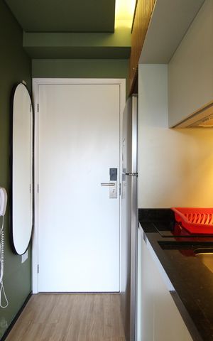 Studio para alugar com 24m², 1 quarto e sem vaga Studio para alugar com 24m², 1 quarto e sem vagaCozinha